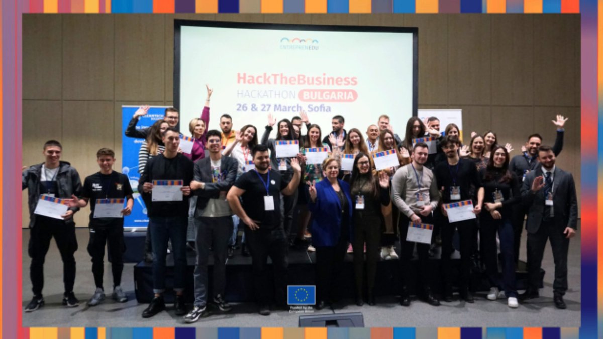 EBAN_org's tweet photo. ๐ Exciting news from Sofia! ๐Our EU project @ENTREPRENEDU brought together sustainability innovators for the final #HackTheBusiness event in Sofia, Bulgaria on March 26th and 27th, 2024.
Read the full press release here: https://t.co/pfRfdpmVFX https://t.co/u8D4QAY3au