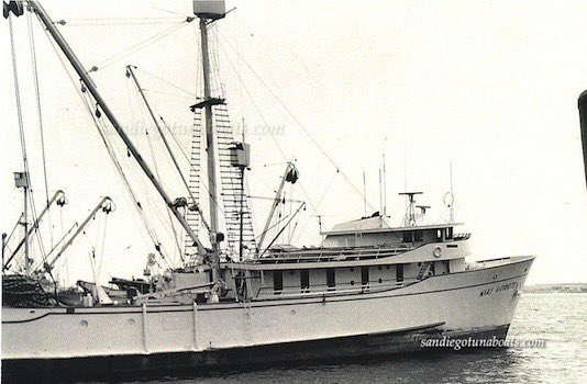 The Tuna Seiner Mary Antoinette , built by Martinac Shipyard in 1969. #SanDiego