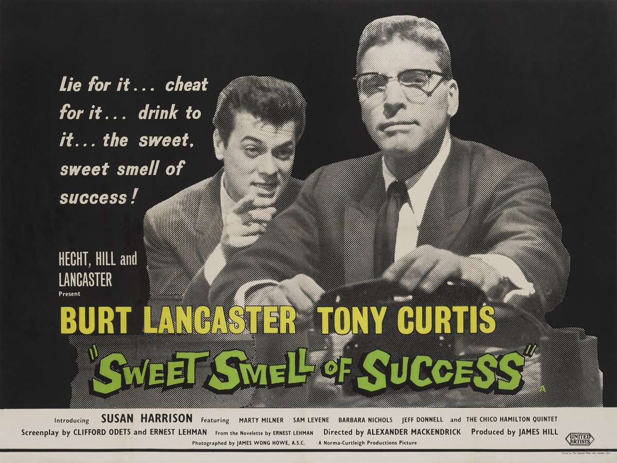 “Sweet Smell of Success”
alternative posters by various artists
1957

#art
#artwork
#artmattersandthings
#artappreciation
#cinema
#film
#movie
#poster
#art
#movieposter
#posterwednesday
#sweetsmellofsuccess
#burtlancaster
#tonycurtis
#susanharrison