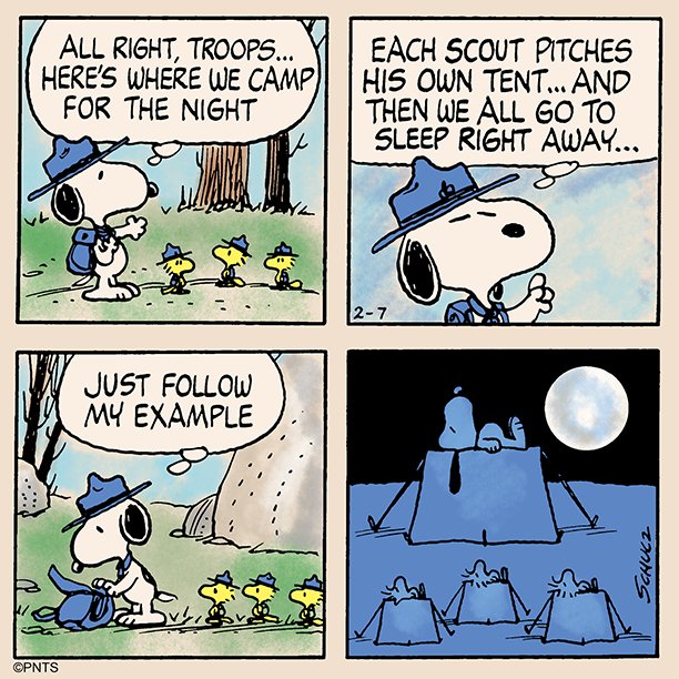 Follow My Example... #Snoopy 2-0381