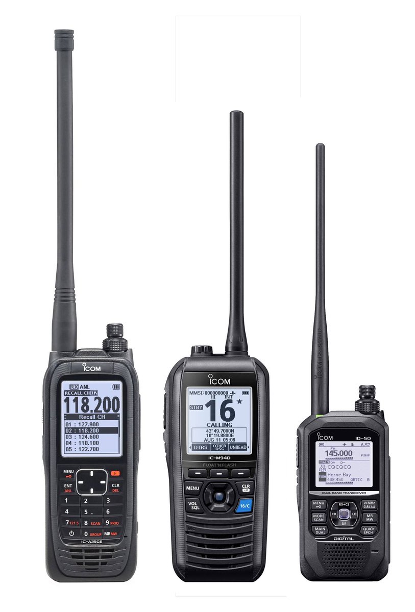 There are just a couple of weeks left to enter our latest competition, offering the lucky winner the choice of one of these radios. For further information, visit our competition page: icomuk.co.uk/Competition #icom #competition #contest #win