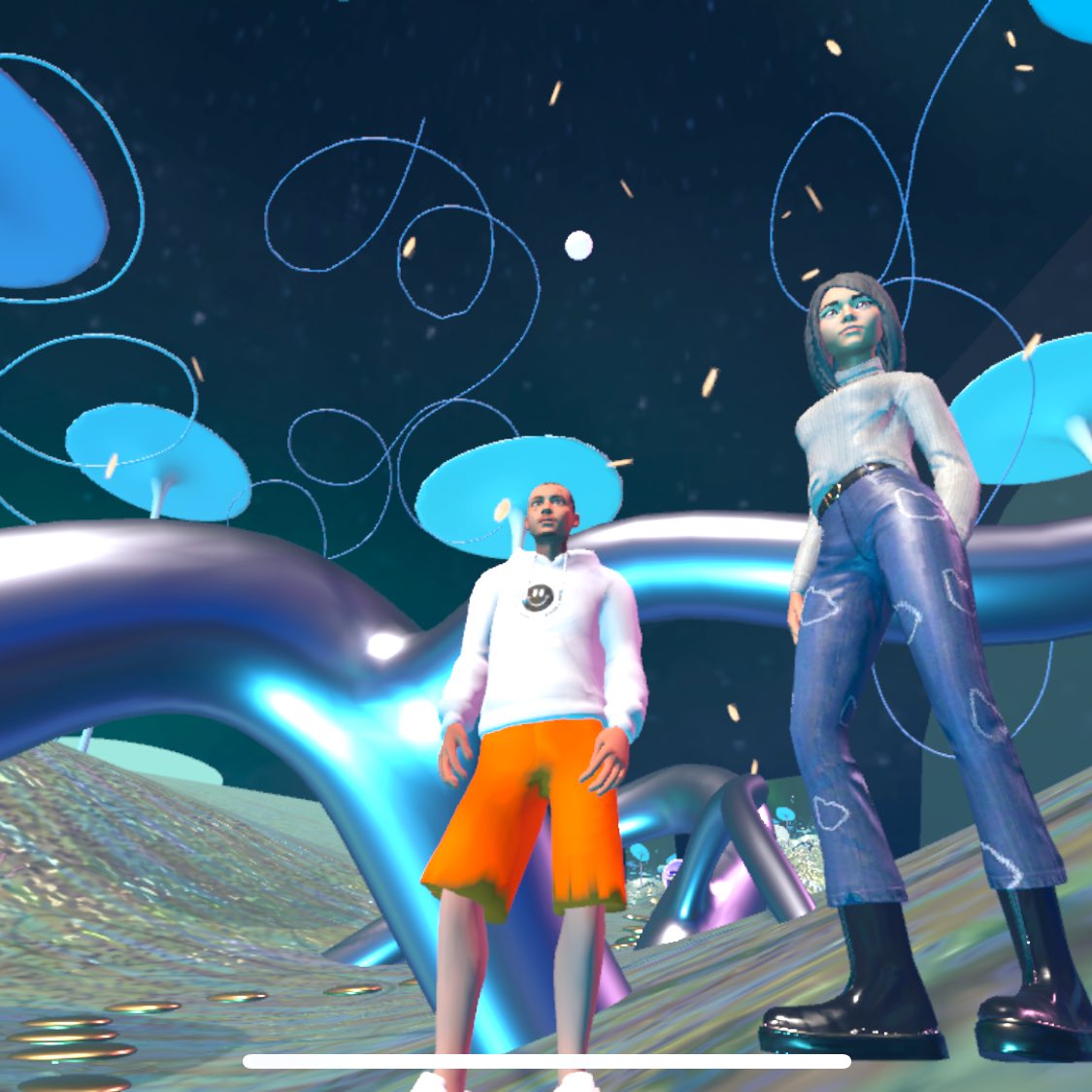 Who’s ready to rock with the DOPEST new platform!??? 💗 @Spatial_io 

Your Spatial weekly DJ “Dope Stilo” 🎹

Today at 2pm EST 🕑 we’re meeting “New Daring World” 👀

📍 spatial.io/s/Big-Ideas-Ne…

#socialvr #virtualreality #metaverse #virtualparty #web3 #vrnetworking #vrdancing