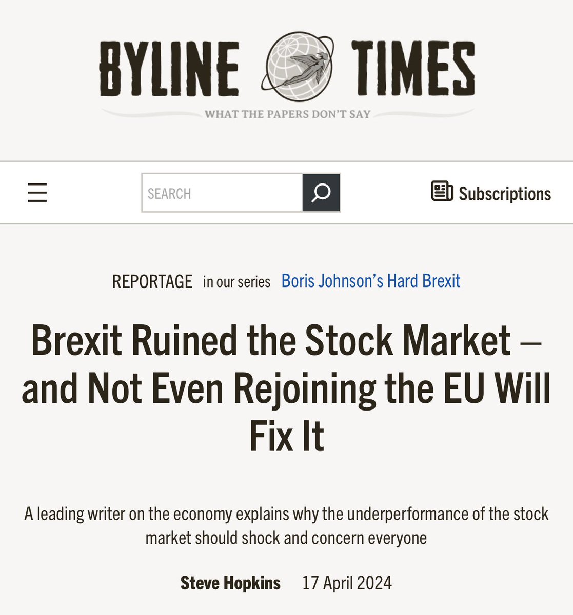 🆘 Everyone needs to listen to latest @BylineTimesPod Simon Nixon, one time chief leader writer for The Times, former chief European commentator on the Wall Street Journal and the author of The Wealth of Nations Substack, gave a deeply sobering analysis of Britain’s financial…