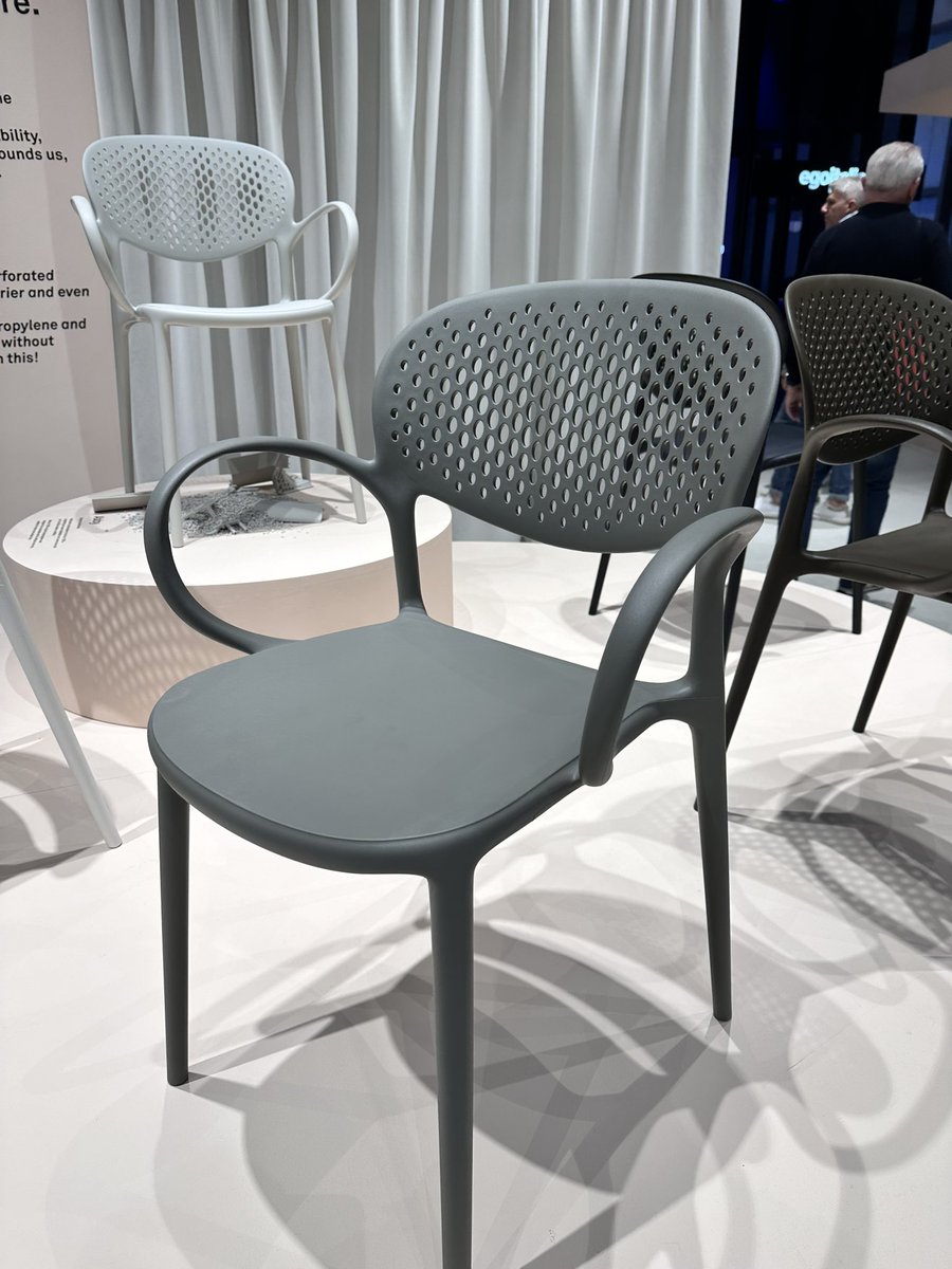 Homedit ® (@homeditcom) on Twitter photo Yes, Abby's new version boasts a perforated gradient backrest, enhancing its suitability for outdoor use. Crafted from 100% recycled polypropylene and stackable with or without armrests, it's a sustainable design by Archirivolto. <a href="/Calligaris1923/">Calligaris</a> Yes, Abby's new version boasts a perforated gradient backrest, enhancing its suitability for outdoor use. Crafted from 100% recycled polypropylene and stackable with or without armrests, it's a sustainable design by Archirivolto. <a href="/Calligaris1923/">Calligaris</a>