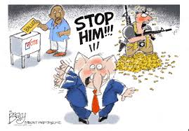 In democracy, a political party becomes illegitimate when it resorts 2 violence & suppressing voters.

The GOP knows their ideas R unpopular, & so they make it harder 2 vote, gerrymander, & use violence&death threats 2 win.

Today the GOP isn't legitimate. #DemVoice1 #DemsUnited