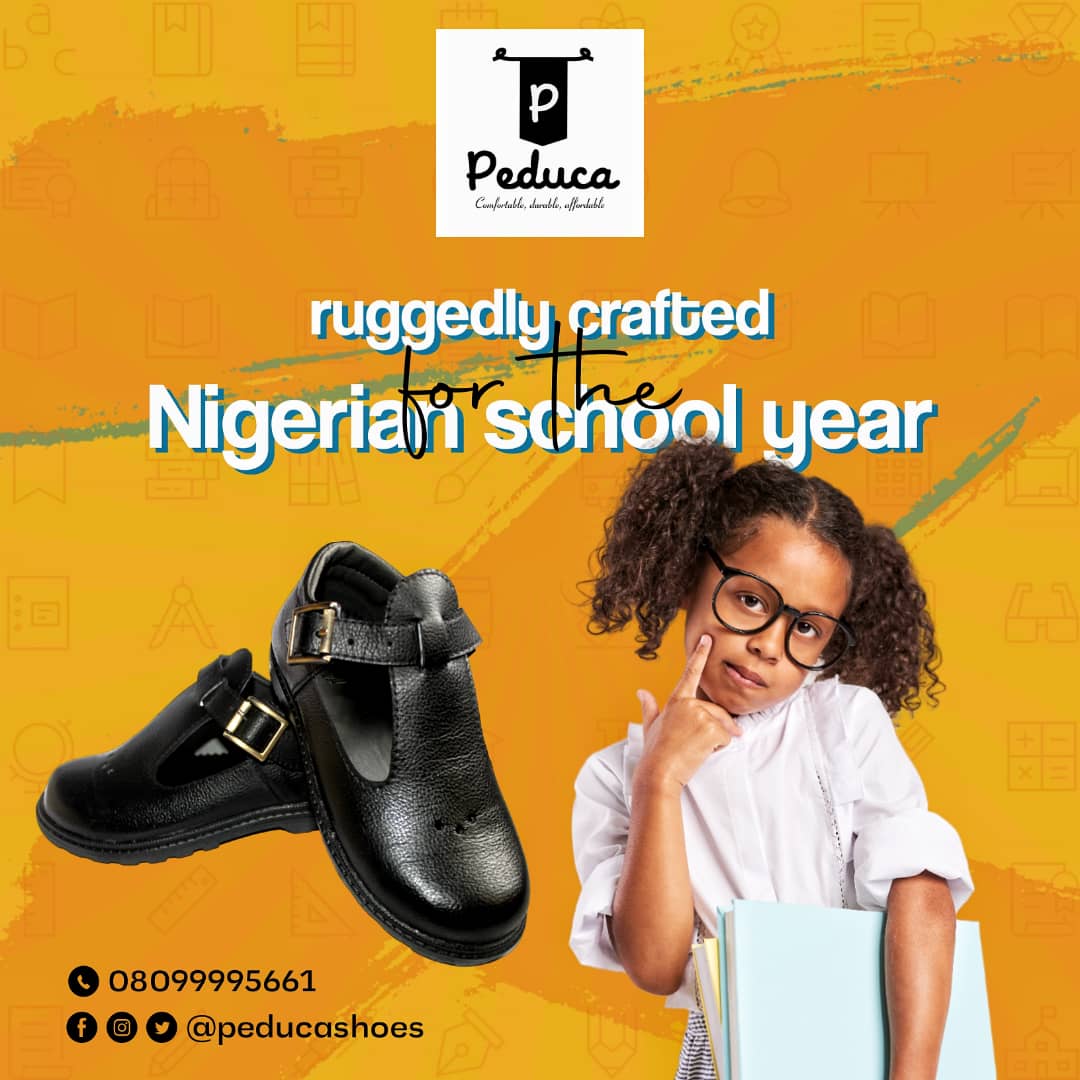 PeducaShoes's tweet photo. We're thrilled to introduce #Peduca Shoes, offering #schoolshoes in #Nigeria. Step into comfort and durability. We can customize shoes for your #school. Get in touch with us on 0809995661 to learn more.        Follow us @PeducaShoes

@DSMabuja
@Capville_School
@noblehallschool https://t.co/pv4TtACgYM