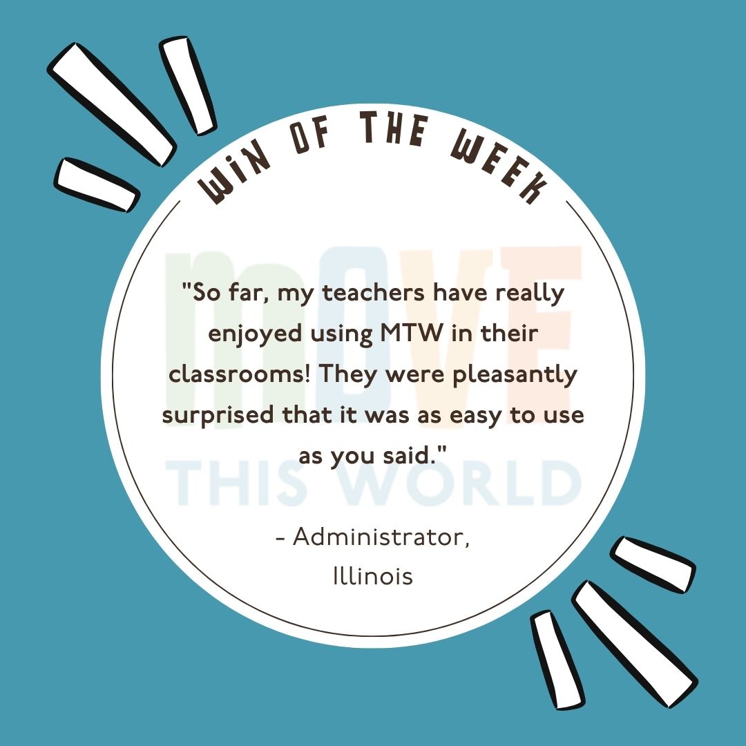 💪💪 Feeling strong after hearing this feedback from one of our partner schools this week. #WinoftheWeek #education #WellbeingWednesday