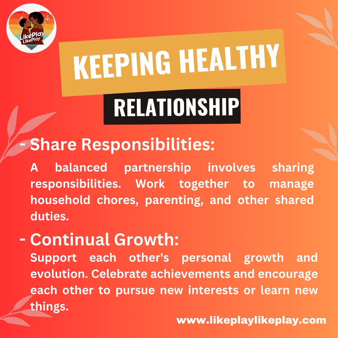 Nourish your relationships with love, respect, and understanding. Like a garden, they flourish when tended to with care and appreciation.

#HealthyRelationships