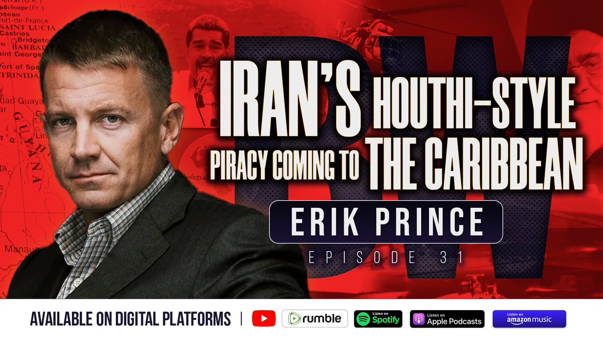 🚨 We sat down with Erik Prince to discuss how the rising tension between Venezuela and Guyana, over a disputed territory called the Essequibo, is an extension of Iran’s proxy wars in the Middle East with the backing of Russia and China. 📲YouTube | bit.ly/BWPEP31