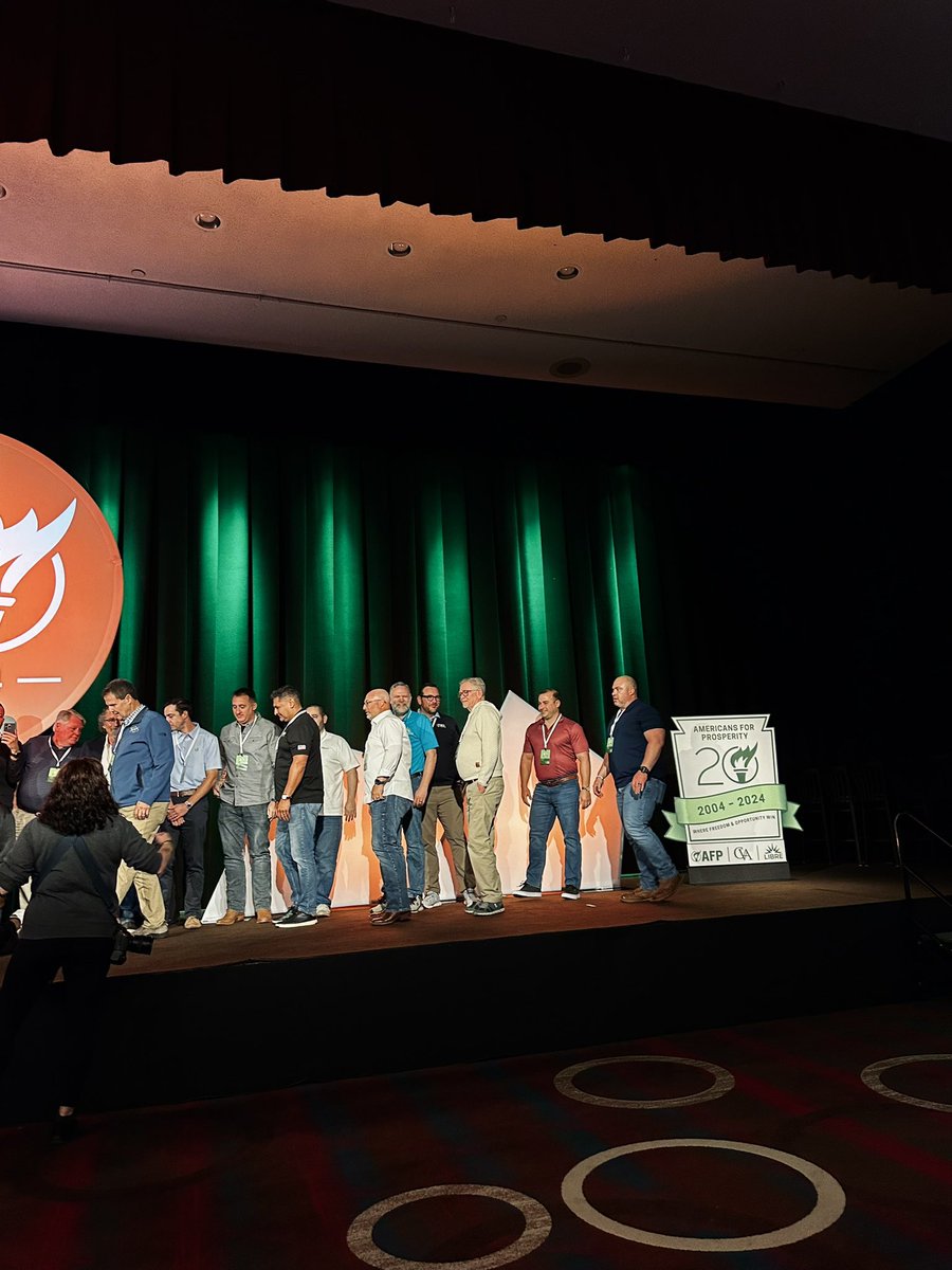TexasAFP's tweet photo. Our Legislative Director @SamsonSheetz just took the stage at the @AFPhq all staff retreat to be recognized for 10+ years with the organization. 💪

Help us congratulate Sam on a decade of service to the cause of freedom and liberty in the Great State of Texas. 🗽 https://t.co/lrX9nUhzBx