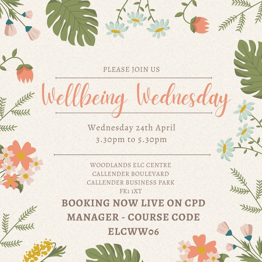 Don't forget about Wellbeing Wednesday next week - Sign up on CPD Manager 
This month's focus is cupcake decorating as well as opportunities to chat to colleagues, have a cuppa.  Bring your crochet if you need some advice!