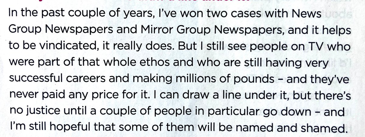 <a href="/hackinginquiry/">Hacked Off</a> <a href="/TheSun/">The Sun</a> Further to <a href="/HackedOffHugh/">Hugh Grant</a>'s reluctant out-of-court settlement with <a href="/TheSun/">The Sun</a>, here is actress Caroline Quentin, speaking this month, on the absence of justice in these arrangements: