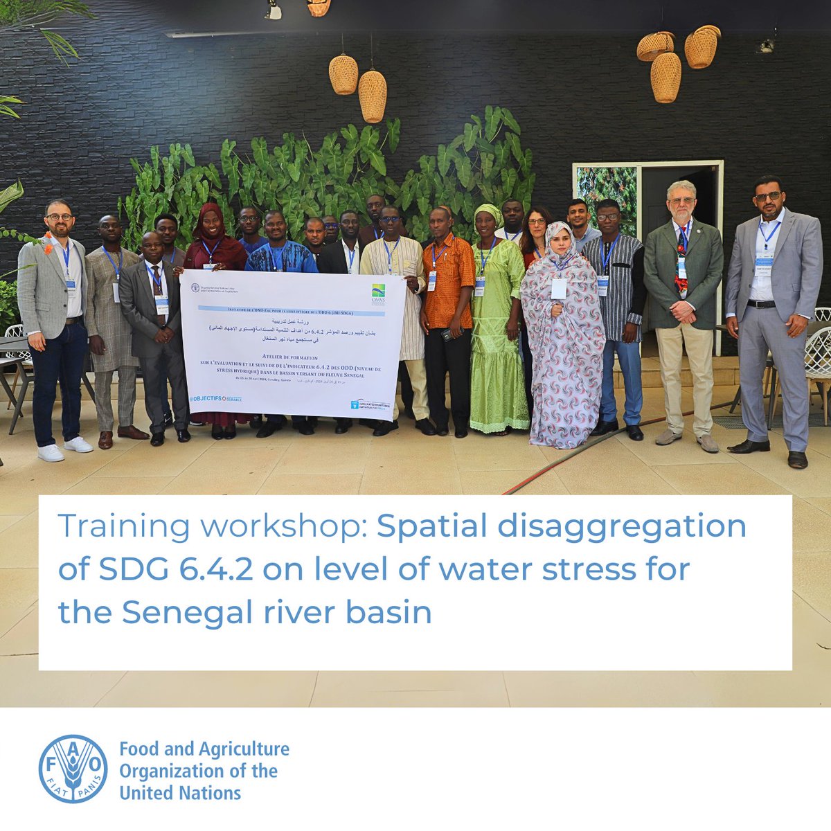 Experts from Guinea 🇬🇳, Mali 🇲🇱, Mauritania 🇲🇷 and Senegal 🇸🇳 are meeting to learn how to use the new WEAP plugin developed by @FAO and @SEIresearch to assess the level of water stress in the Senegal River basin. More info👉tinyurl.com/6j3xsj3x #SDG6 #IMISDG6