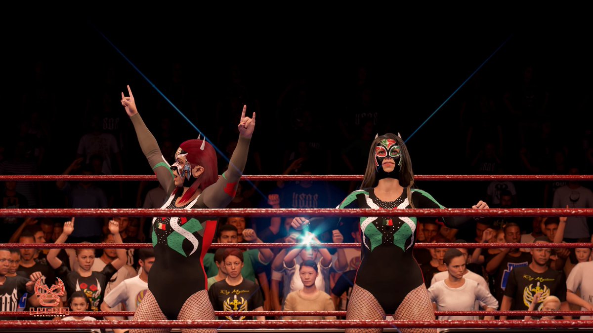 The Winners of our Featured match last night/This Morning happen to be Former @CMLL_OFICIAL Tag team Champions! For 3 & a half years mein Conyo! Saloo #LasChicasInDomables @Lluvia89230502 y #LaJarochita Saloo all @WWEgames creators, tag your work! SkankDollar.Com
