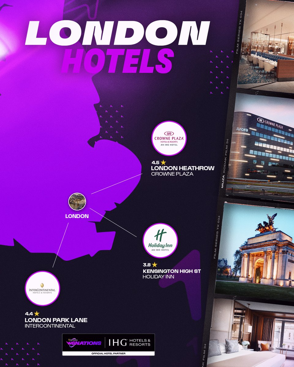 Womens6Nations's tweet photo. 🤩 Upgrade your #GuinnessW6N away trips by booking into a @IHGHotels 🌟

Discover the nearest for this weekend's fixtures here ⬇️

#ExperienceIHG #IHGPartner @IHGOneRewards https://t.co/bYfLeh32iU