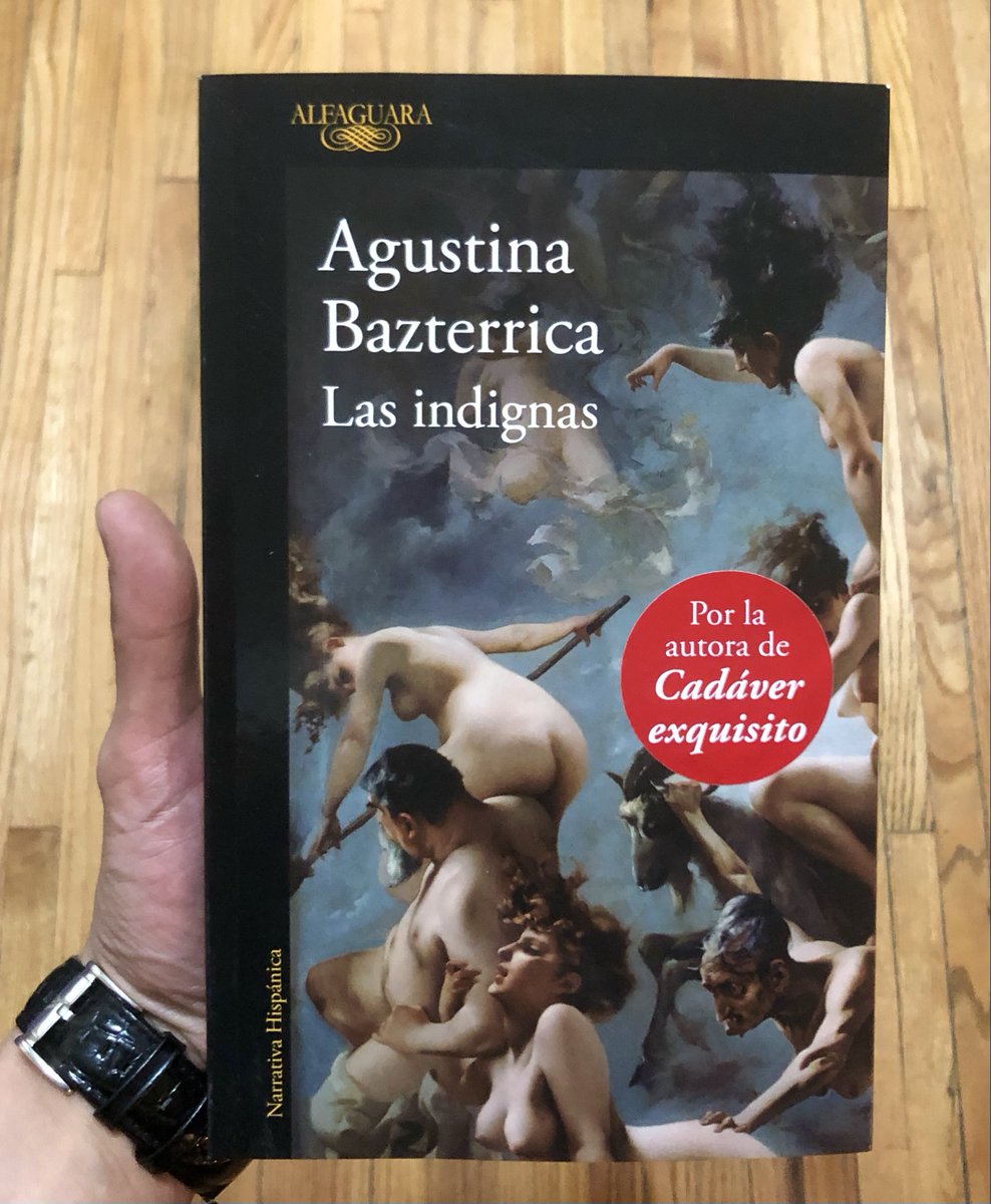 El libro que recomendé hoy en la mañana en @Reactor105 con mi querida @luisalaouija, LAS INDIGNAS de Agustina Bazterrica, que ya nos había maravillado hace un par de años con su CADÁVER EXQUISITO. Una vez más, Bazterrica apuesta por la distopia, en un mundo post-apocalíptico.