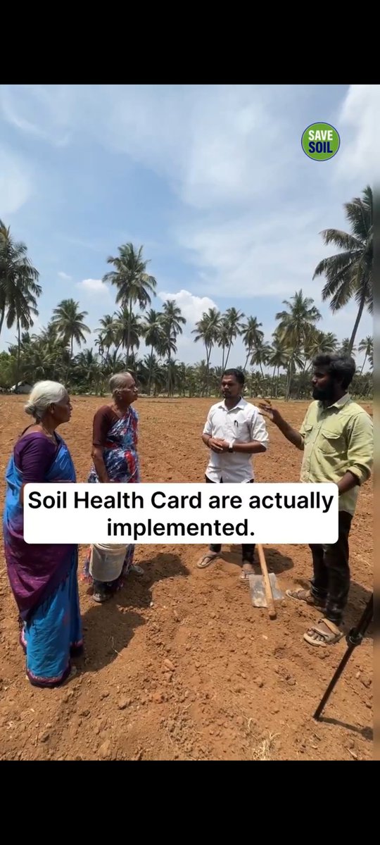 Thanks to #IshaOutreach for this offerings to #Farmers to #SaveSoil and thank you to @SadhguruJV' visione and compassion.
So many farmers will be benefited by this inspiring initiative.
Action Now: savesoil.org

#SaveSoil #ConsciousPlanet  #SoilForClimateAction