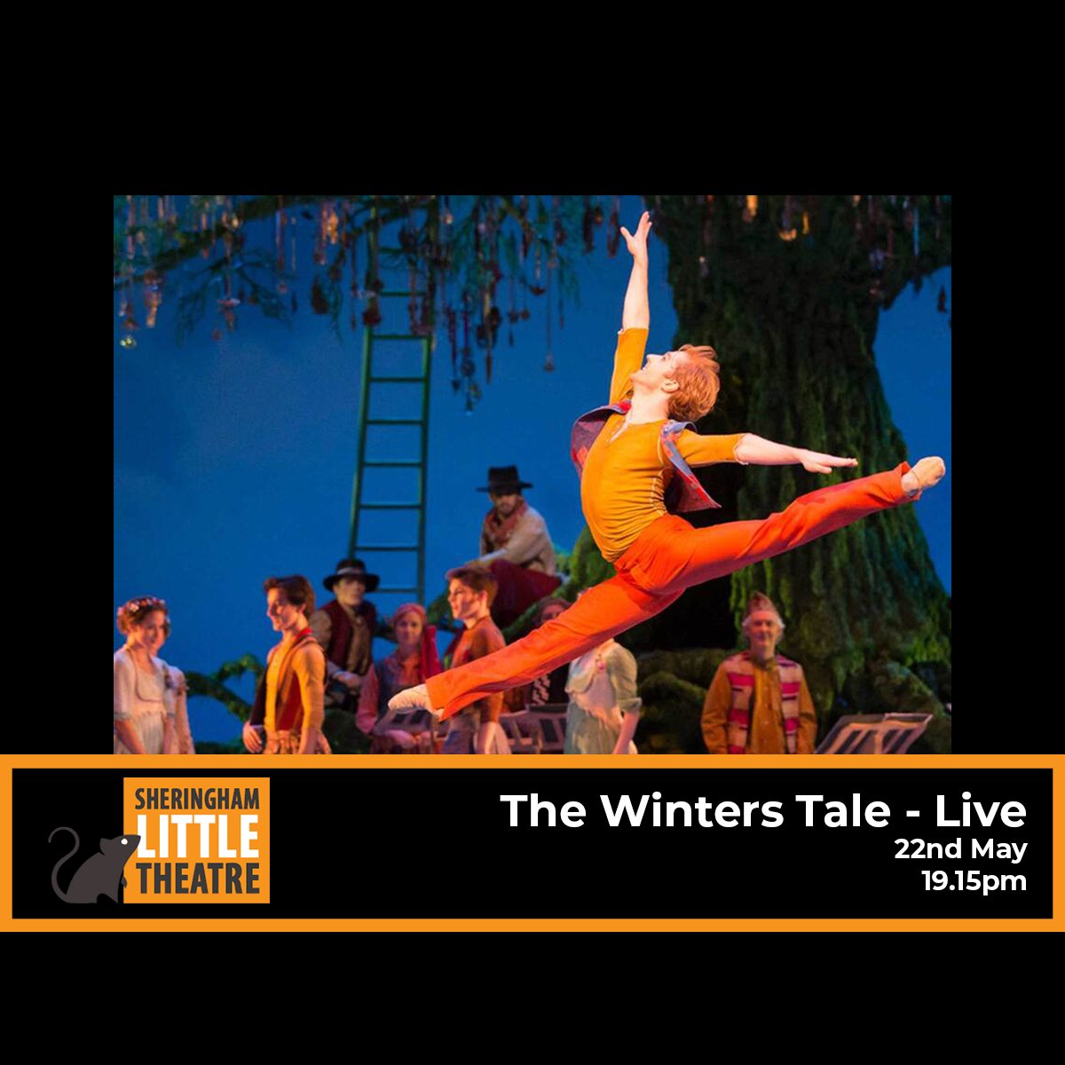 Join us for a screening of The Winters Tale, live from The Royal Opera House. 🗓 22nd May 🕰 19.15pm 📍 Sheringham Little Theatre 🎟 …eringhamlittletheatre.ticketsolve.com/ticketbooth/sh…