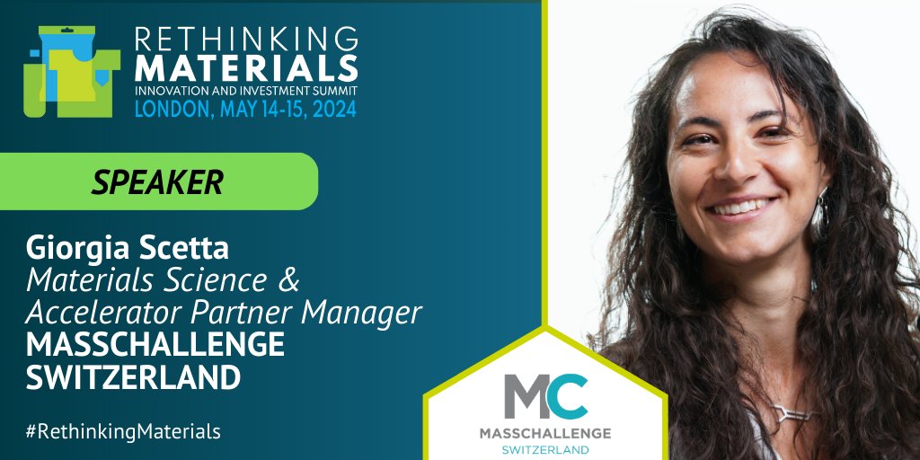 📢 Few Weeks Left! 💥 Join Us next May 14-15 in London for the leading #materials science event @RethinkMaterial Summit, and meet our Expert, Giorgia Scetta. Secure your spot today! 👉 lnkd.in/ek4f7XuU Use our code MCS10 to receive 10% off your summit pass🚀