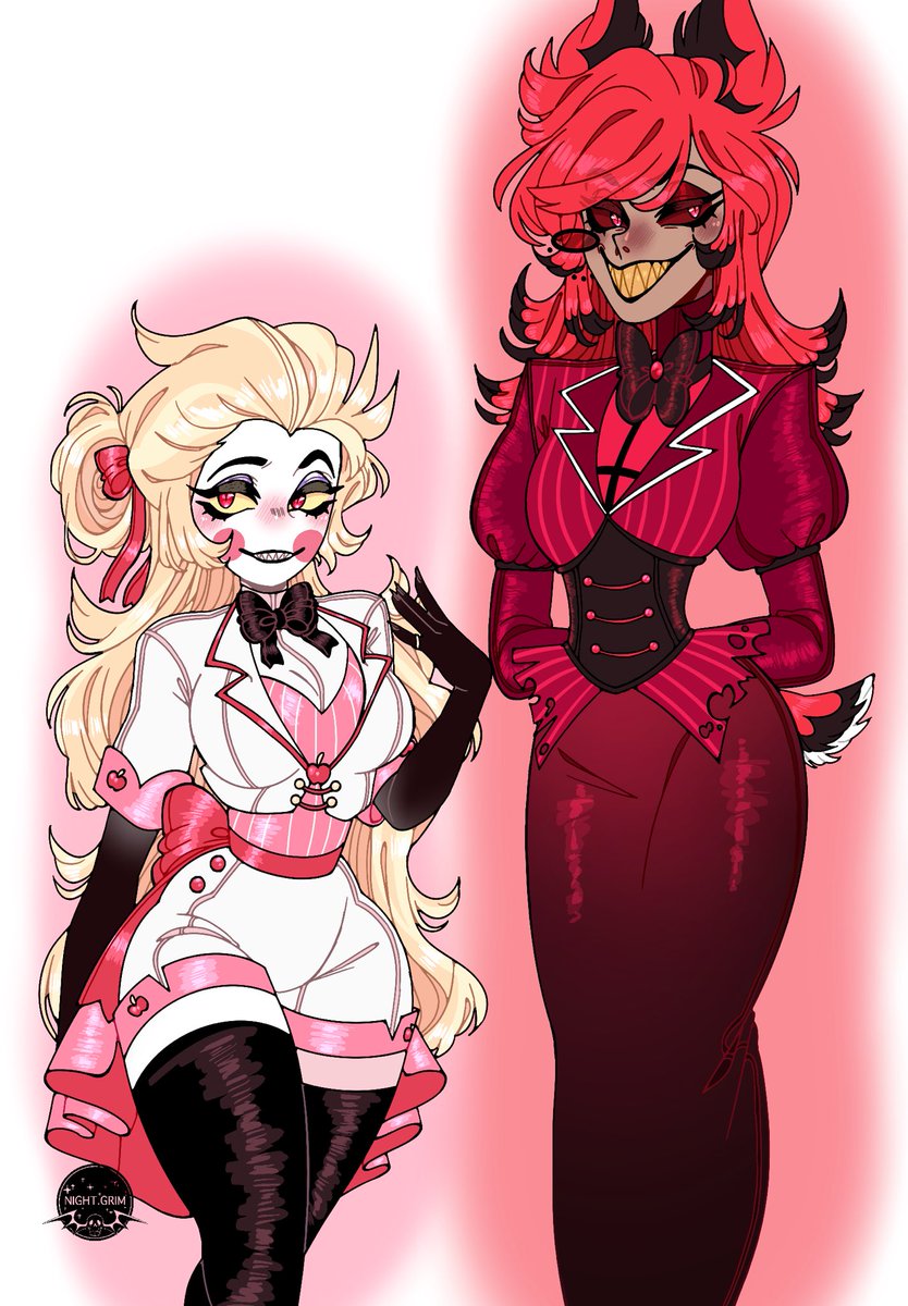 I’ve seen a lot of artist designing their own female #radioapple and I felt very inspired to create my own! 🍎🤍📻

#genderbender #HazbinHotelLucifer #HazbinHotelAlastor #radioapplefanart #AlastorLucifer #radioapple🍎 #LuciferMorningstar #Alastor