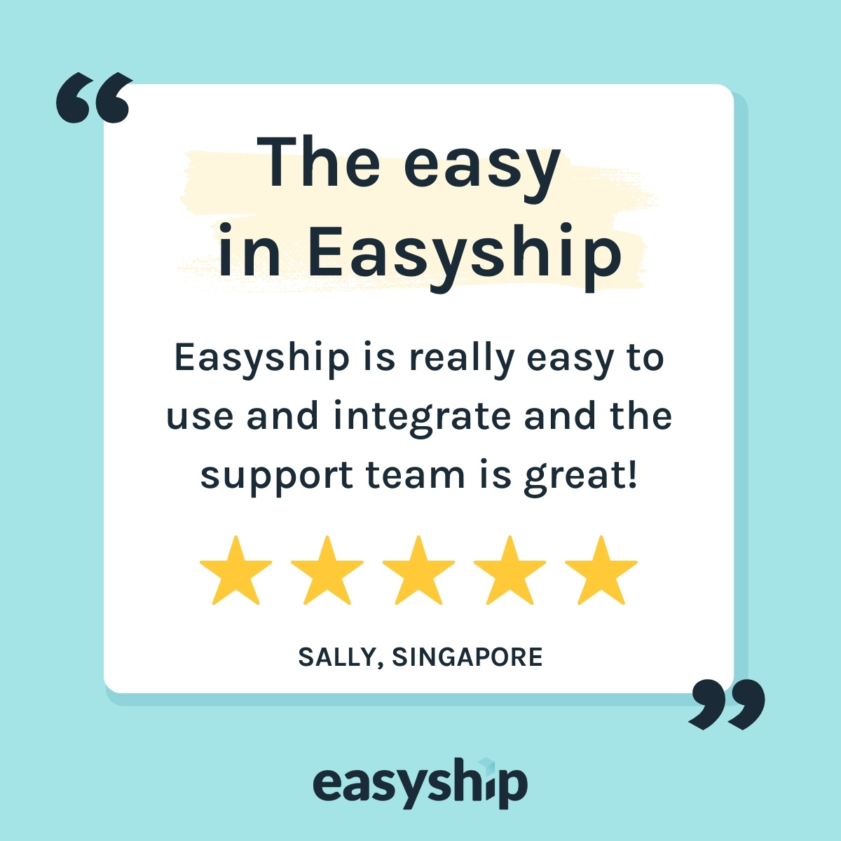 Experience the true meaning of 'Easy' with #Easyship! 🌟

Seamlessly integrate, effortlessly navigate, and be supported every step of the way. 🚚💨

Discover the simplicity of #shipping with Easyship: tinyurl.com/4ytzcxv7
#ShippingPlatform #ShippingSoftware #ShippingSolutions