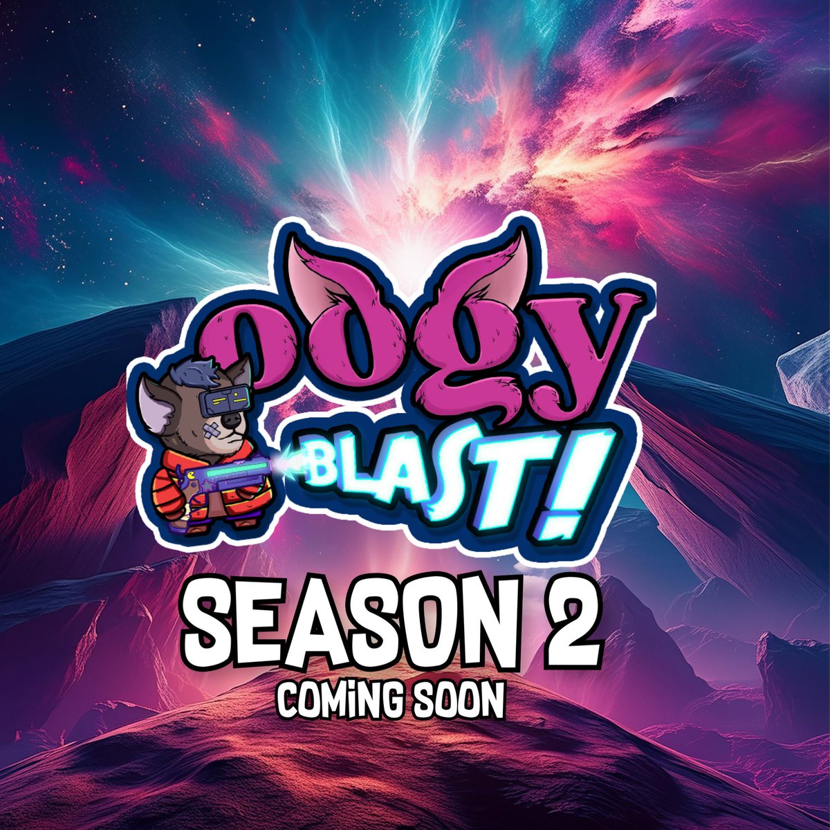 Oogy Blast Season 2 is coming soon! Pew pew 🔫