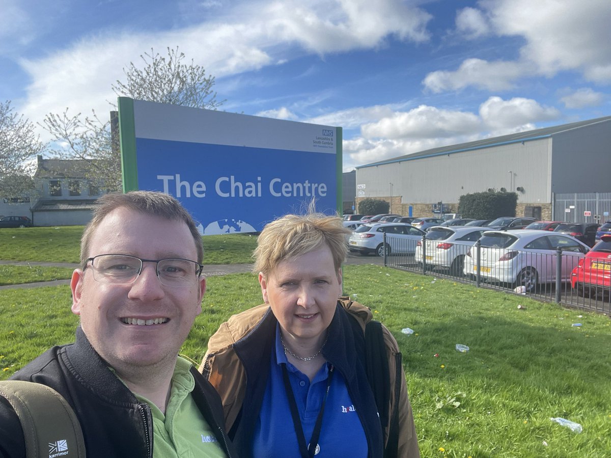 Steve and Louise have had a fantastic day at the @LSCft_CRoots Chai Centre attending their Craft and Chat Group @Bly_Mechanics. We also attended the Pennine Service User and Carer meeting with @pauljebb1 ☀️