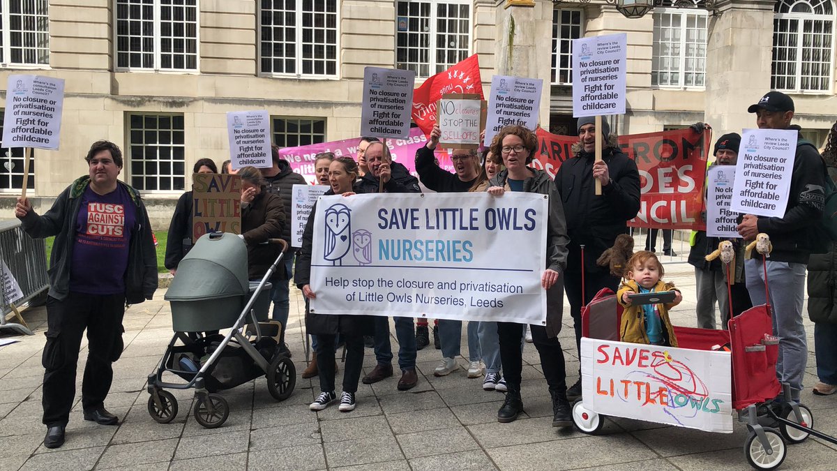 ✊✊✊Socialist Party members helped organise and supported a lobby of Leeds City Council's Executive Board by the @SaveLittleOwls campaign 👉👉👉You can read the latest update article on the campaign in the new issue of the Socialist - socialistparty.org.uk/articles/12364… #savelittleowls