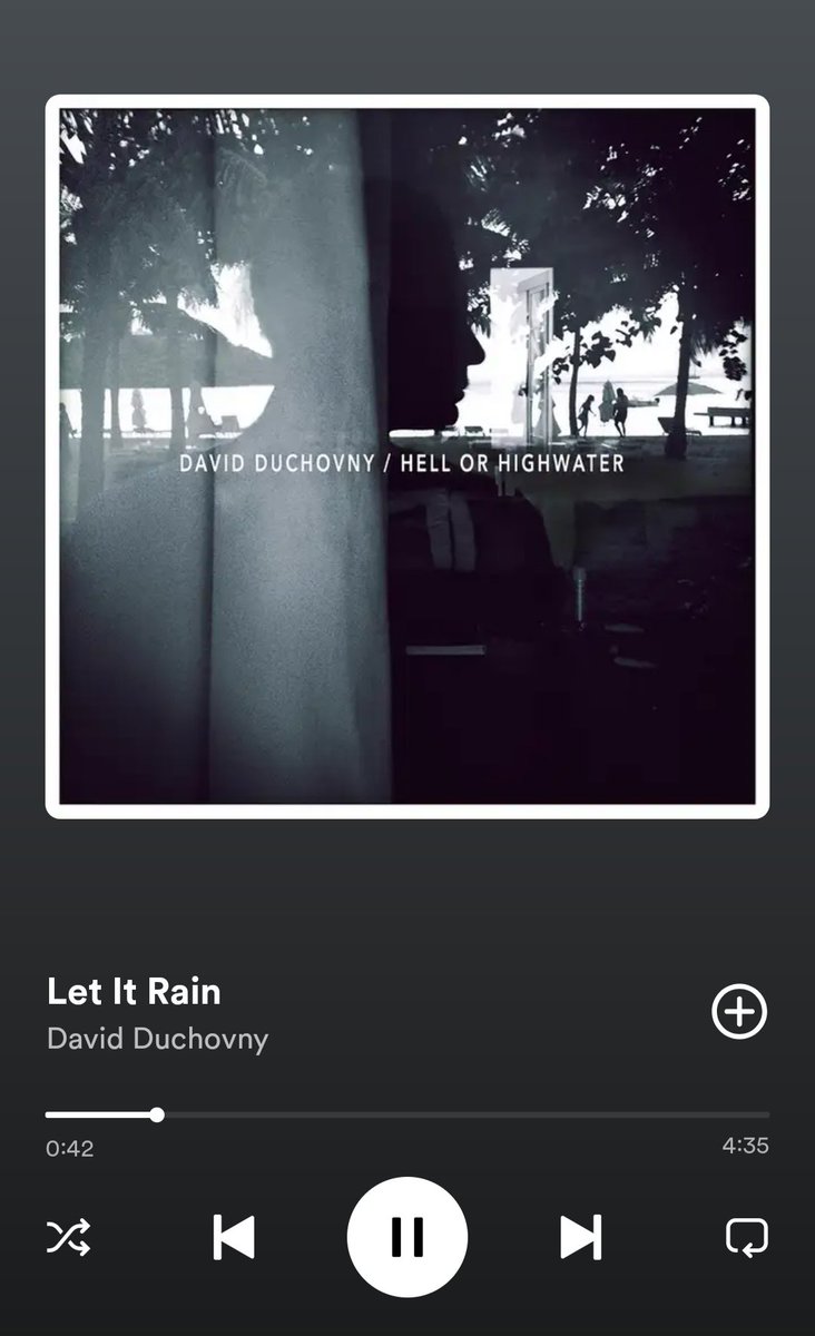 What are you listening to today? #music #DavidDuchovny #HellorHighwater