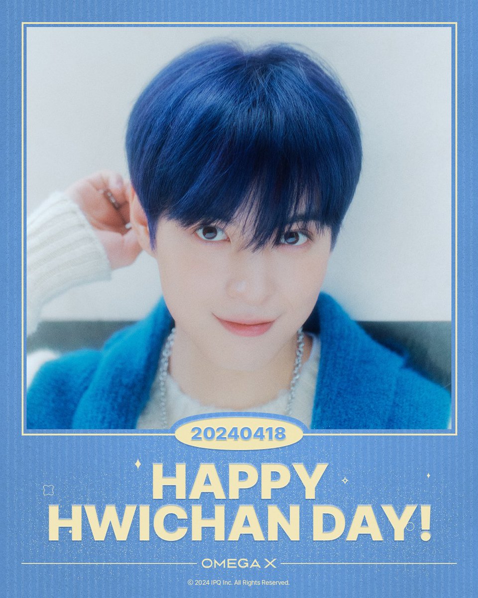 OmegaX_official's tweet photo. [🎂] #HAPPY_HWICHAN_DAY

HAPPY BIRTHDAY TO HWICHAN

#OMEGA_X #오메가엑스
#HWICHAN #휘찬 https://t.co/3zb7YL57L0