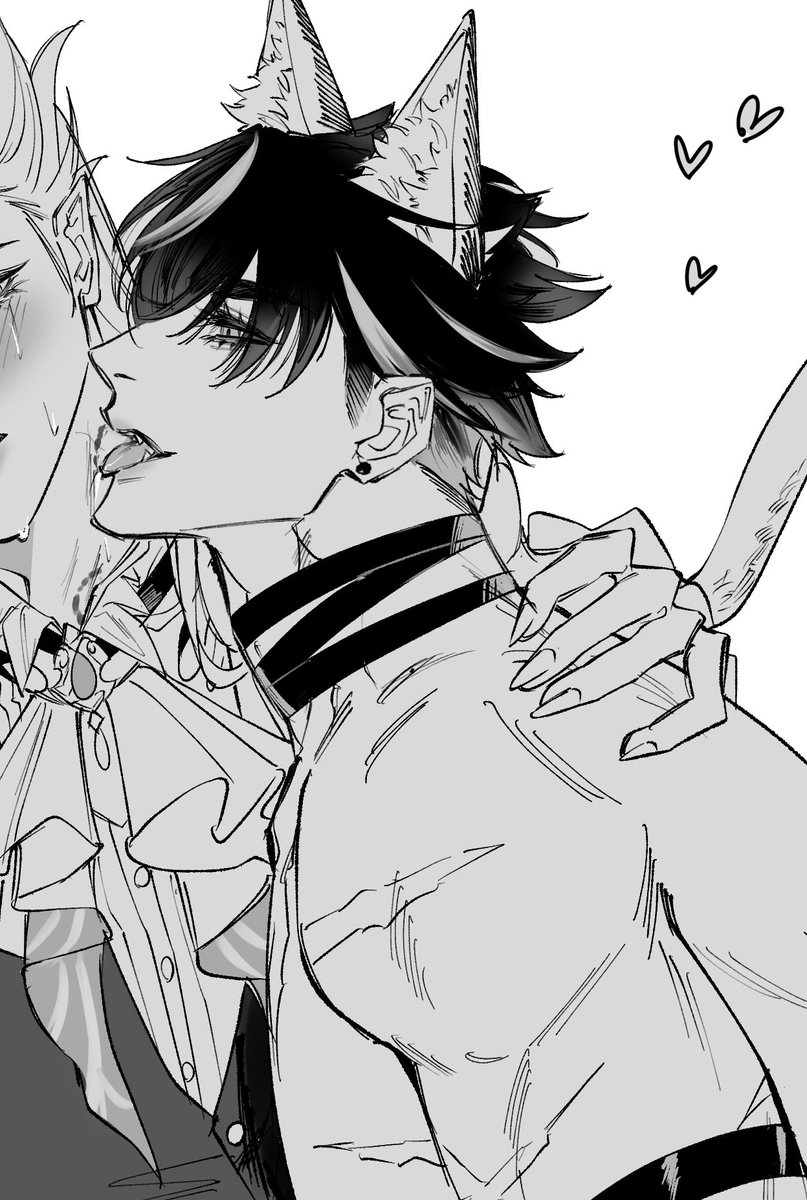 _coeur_Am's tweet photo. 自分の描く⛓の横顔好きなんよ…… https://t.co/4fo62OEZvK