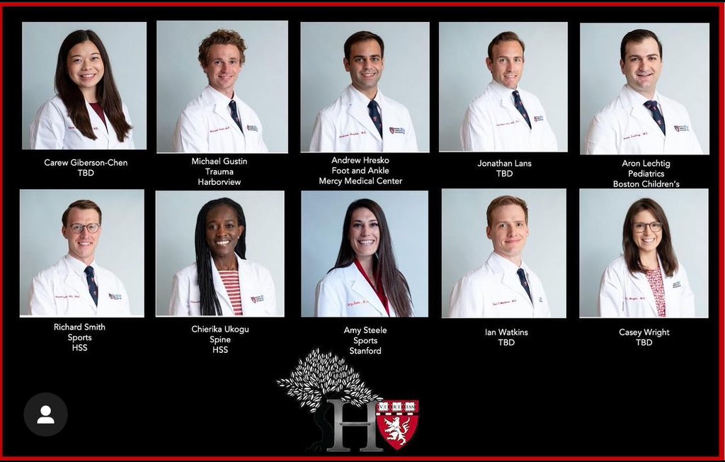 Congrats on an amazing fellowship match to the HCORP Class of 2025! We are proud of all of you and looking forward to Hand Fellowship Match to see where the rest end up! #orthotwitter #orthofellowshipmatch