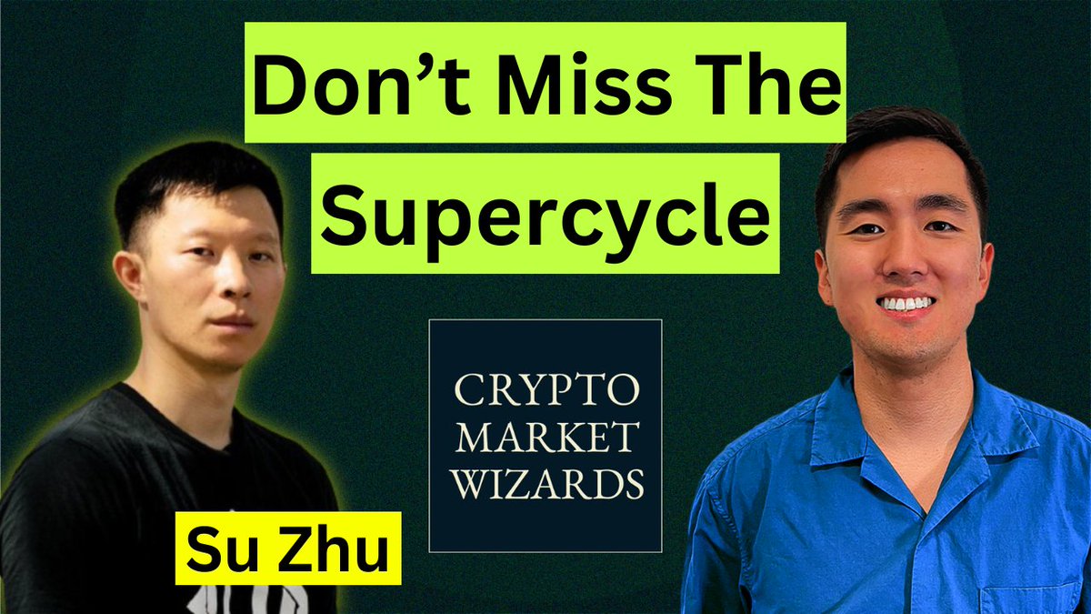 For EP17 of @CryptoMarketWiz I had @zhusu on to discuss where we are in the cycle. I also picked his brain on analyzing market metas and navigating narratives. Watch the full episode: youtube.com/watch?v=rTRs6X…