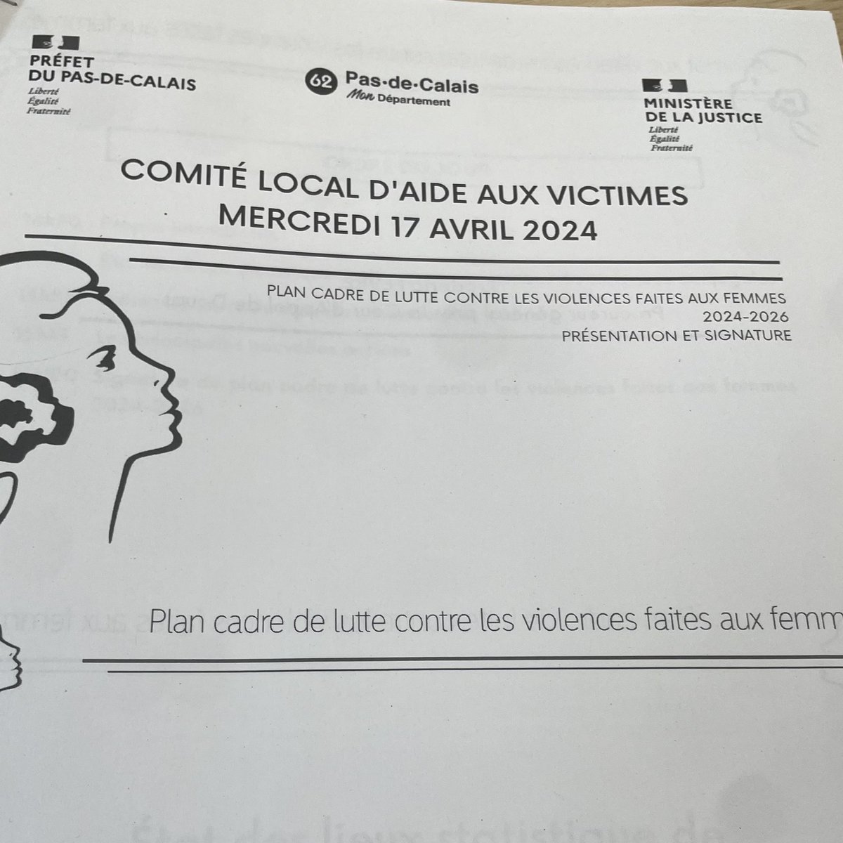 avocatsarras's tweet image. Nouvelle participation des #Avocats d’#Arras, par le biais de Sophie David, vice-Bâtonnier, à la réunion du #CLAV en présence notamment de différents services de l’Etat et d’associations.
Car on n’en fera jamais trop contre les #violencesfaitesauxfemmes.