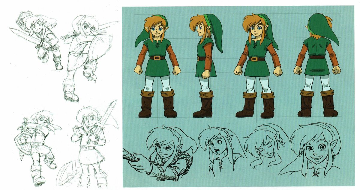 my dream is to have a zelda game where i can play as a link that looks like this, like EXACTLY this not chibified or anything, this is just THE LOOK for him with these exact proportions