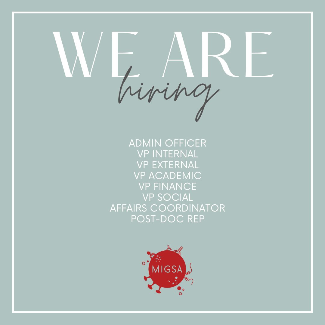 Reminder that we are hiring for the next academic year! Apply here: docs.google.com/forms/d/1ccrV7…