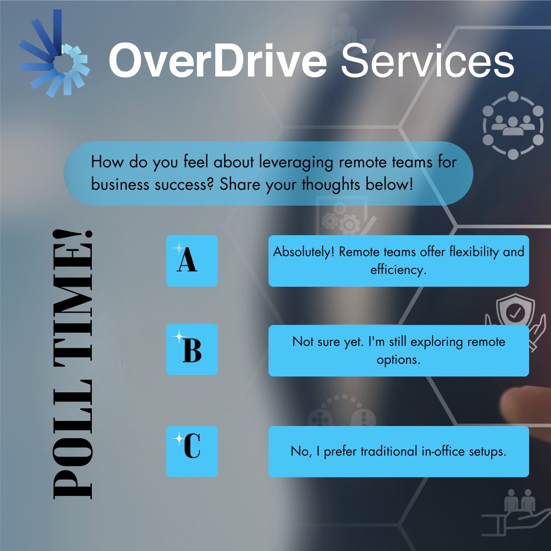 Poll Time!

 Are you ready to achieve Business Process Mastery with remote operational teams?

Let's dive in! 

Drop your vote and let your voice be heard! 
#BusinessProcess #RemoteTeams #Efficiency #Flexibility #DigitalTransformation