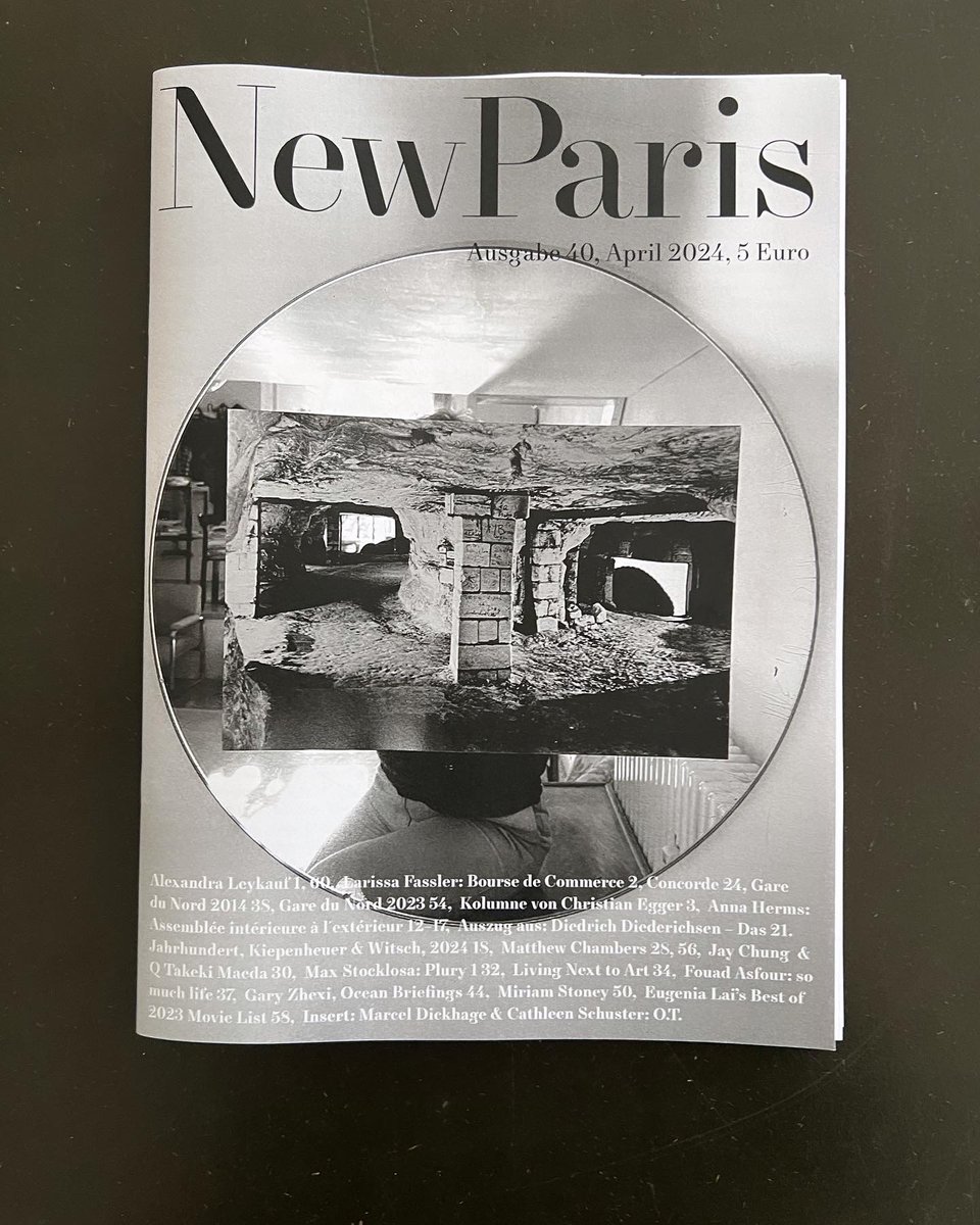 NEW ISSUE: New Paris! In stores soon & plse watch out for accompanying release-events! ztscrpt.net #ztscrpt