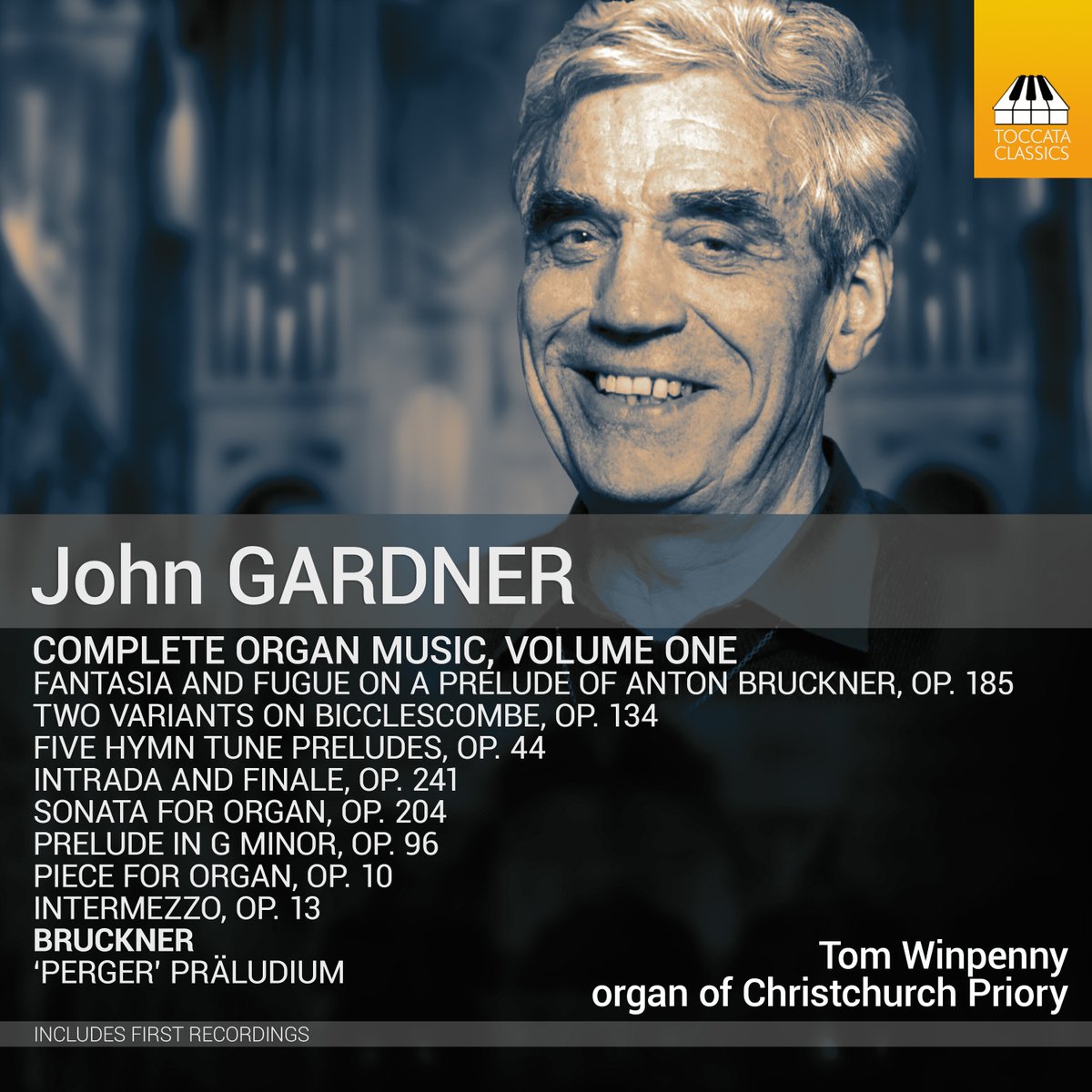 ToccataMusicGrp's tweet photo. 3 May brings the release of the first volume of English composer John Gardner's Complete Organ music from organist Tom Winpenny! Avaialble for preview and pre-order at https://t.co/ZhmjZaHPKw https://t.co/nvVfYF3IZQ