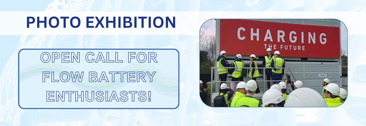 Want to showcase a photo of your flow batteries projects at the most important event in the sector? 📸 Where? The @IFBFFlowBattery is organising a Photo Exhibition during its annual event, taking place from25 – 27 June 2024 in Glasgow. Learn more 👇 flowbatteryforum.com/photo-exhibiti…