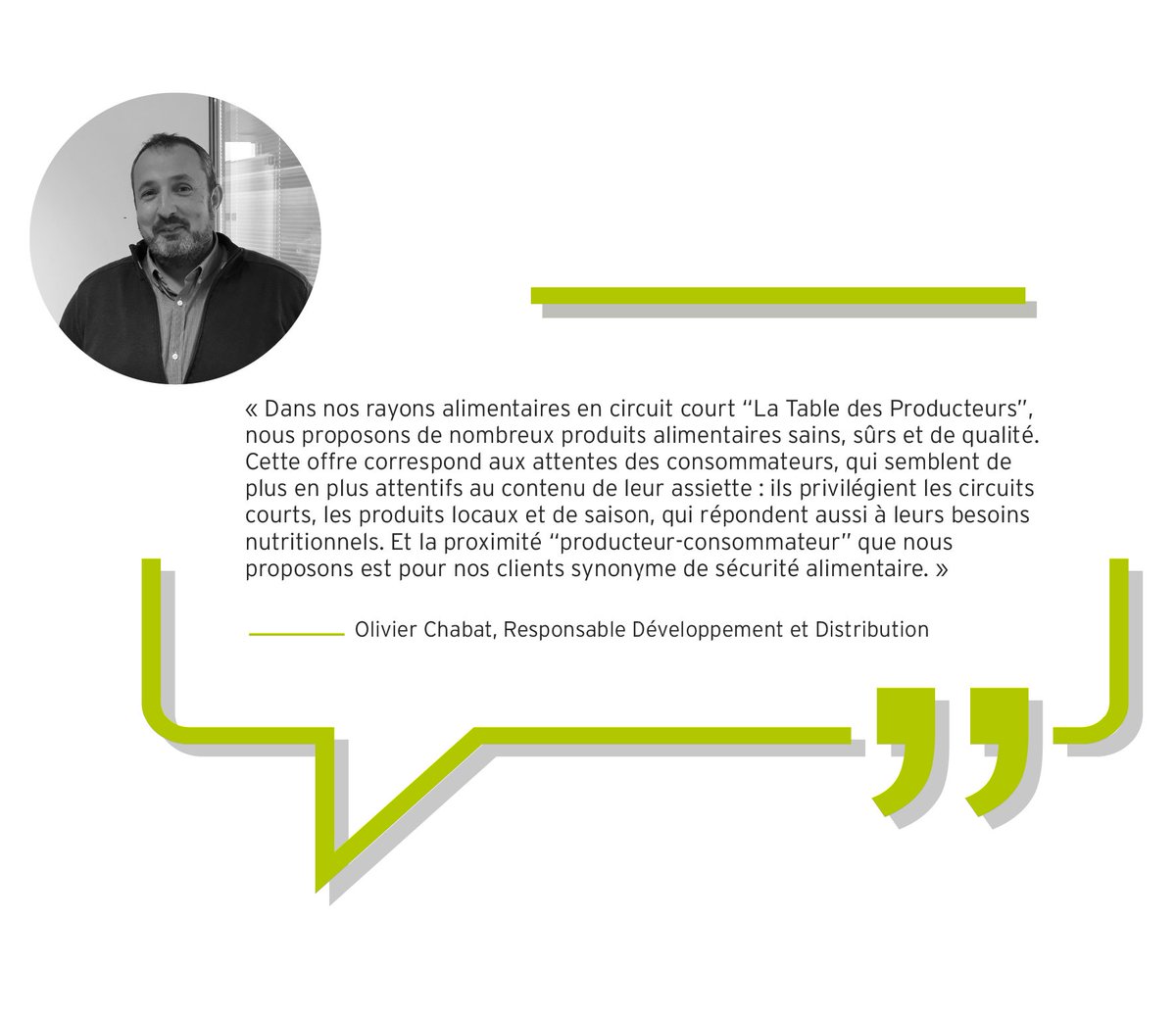Euralis (@euralisgroupe) on Twitter photo 🛒Depuis 12 ans, nos rayons circuit court La Table des Producteurs proposent des produits frais (viande, poisson, produits laitiers, vin, fruits, légumes, etc.) issus des exploitations de 500 producteurs.
Chiffre exercice 2022/2023 🛒Depuis 12 ans, nos rayons circuit court La Table des Producteurs proposent des produits frais (viande, poisson, produits laitiers, vin, fruits, légumes, etc.) issus des exploitations de 500 producteurs.
Chiffre exercice 2022/2023