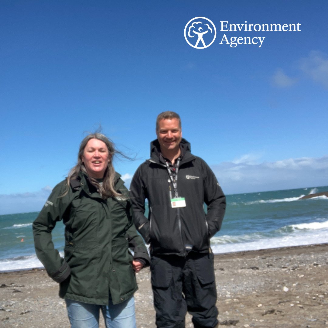 Karen and Andrew from our Environment Management Team were out in Hele and Combe Martin, #Devon yesterday. They are investigating sewer systems at local businesses and farms as well as other potential sources of pollution before the start to of #BathingSeason. #TeamEA