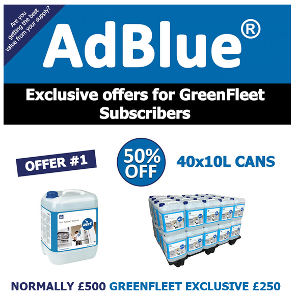 commercialfuels's tweet photo. We've currently got a 50% discount on 10L #AdBlue cans for @GreenFleetNews readers, save £250 on a pallet of 40 units until the end of April, that's only £6.25 per 10L can! This offer can be claimed below: https://t.co/r1xaJXW1PU #greenfleet https://t.co/92xLMSpTul