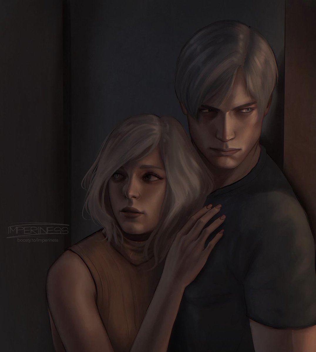 He will always protect her…. 🥺

#AshleyGraham #LeonKennedy #leshley #eagleone #ashleon