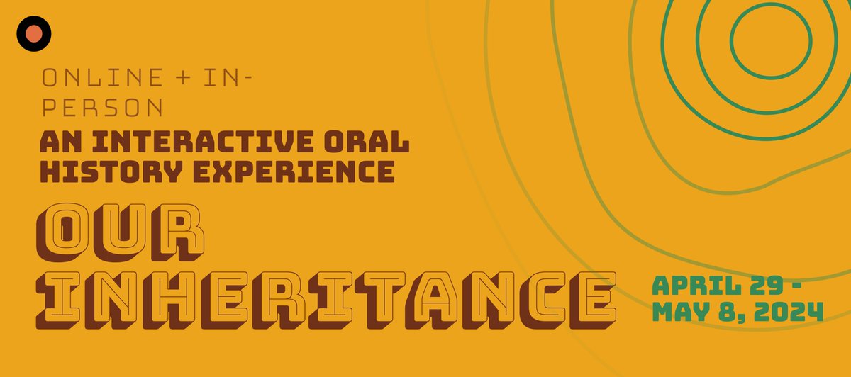 📢ANNOUNCING 2024 STUDENT EXHIBITION🌳

#Oralhistory weaves connections between generations/places/people. In this year's curations, students explore the place of oral history in diasporas, families, social movements, kitchens, gardens, and nations.

tinyurl.com/yc24wd46