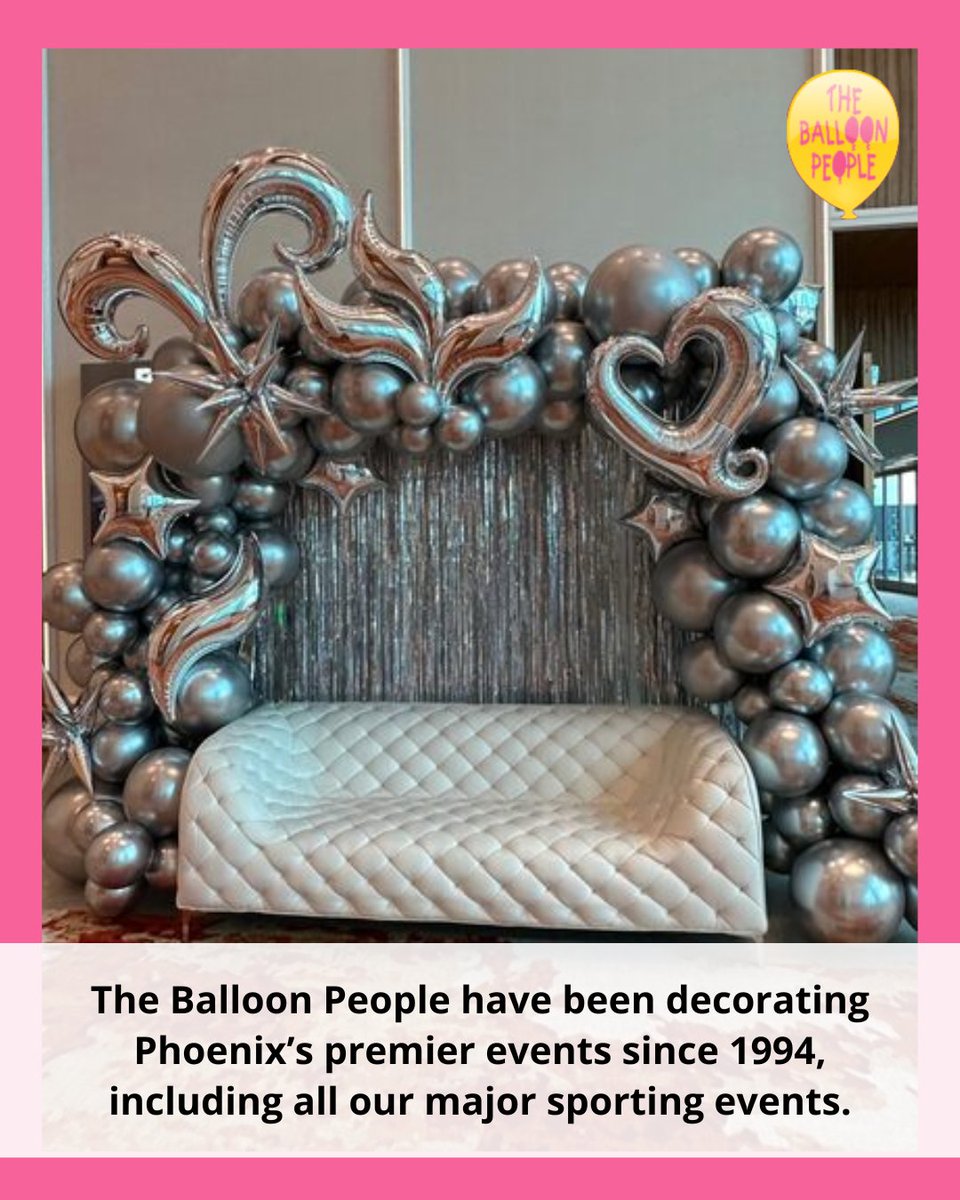 Since 1994, The Balloon People have been Phoenix's top event decorators, adding flair to major occasions. Elevate your event with their expertise, making it unforgettable.
.
#BalloonArt #balloonfiesta #BalloonDecor #balloonparty #balloonfestival #balloondecoration #ballooncolumns