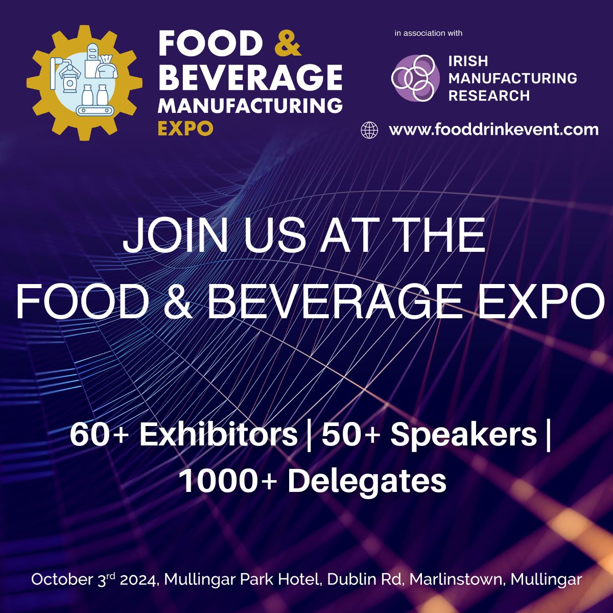 Are you looking to stay ahead of the curve and drive innovation in your field?

Join us for a day packed with insights, networking opportunities, and the latest industry trends. 

 #foodandbeverage #foodindustry #manufacturing