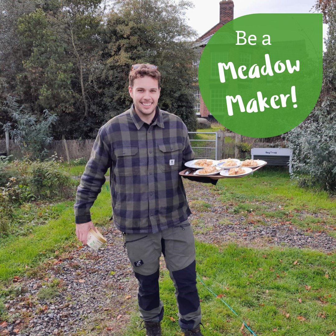 Meet the Meadow Makers! 👋 Hannah and Dan work tirelessly growing locally sourced wildflowers and restoring Cheshire's meadows. Can you help them do even more? Be a 'Meadow Maker' and help us raise £35,000 to bring back Cheshire's meadows. 🌱🌼 cheshirewildlifetrust.org.uk/appeals/meadow…