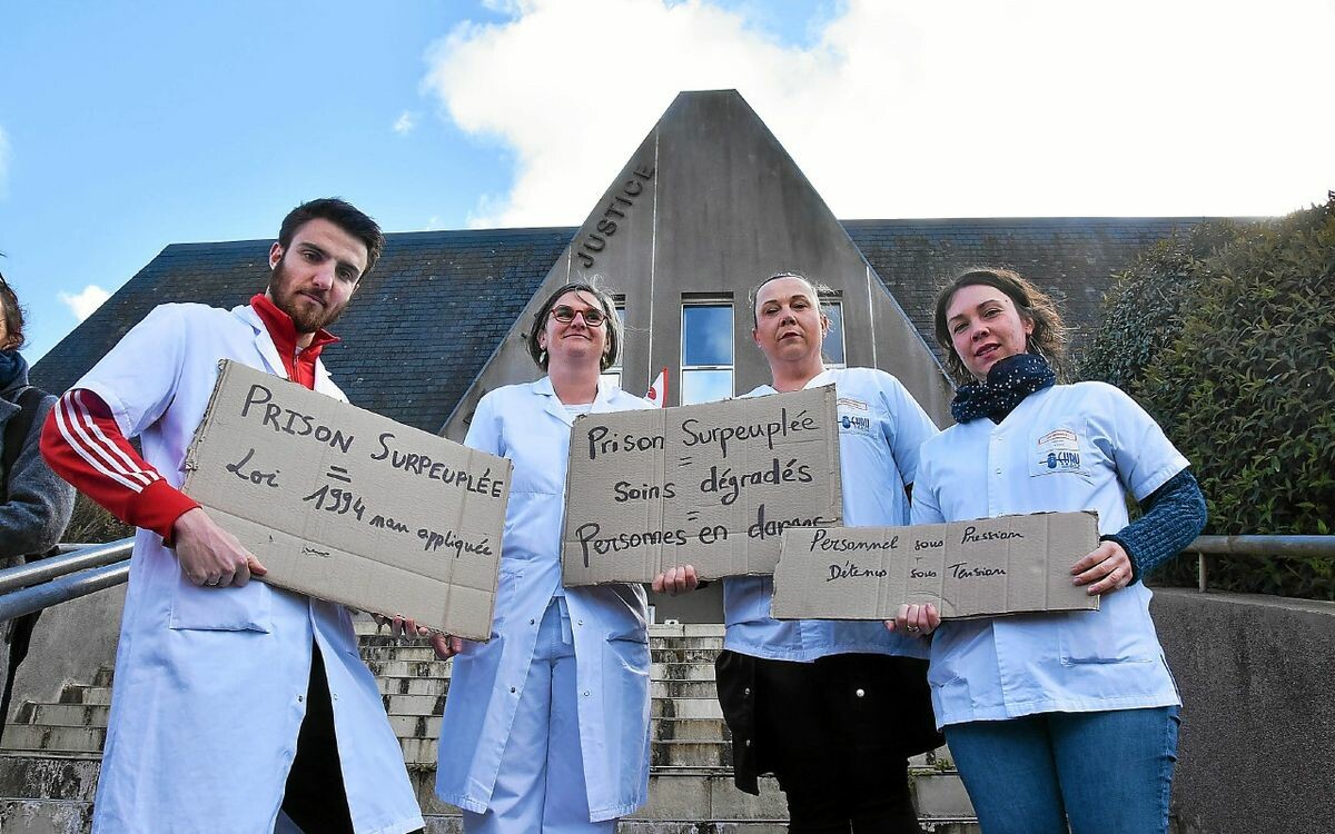 « Nous demandons des renforts » : le personnel soignant en grève à la Maison d’arrêt de Brest ➡️ go.letelegramme.fr/OF3D