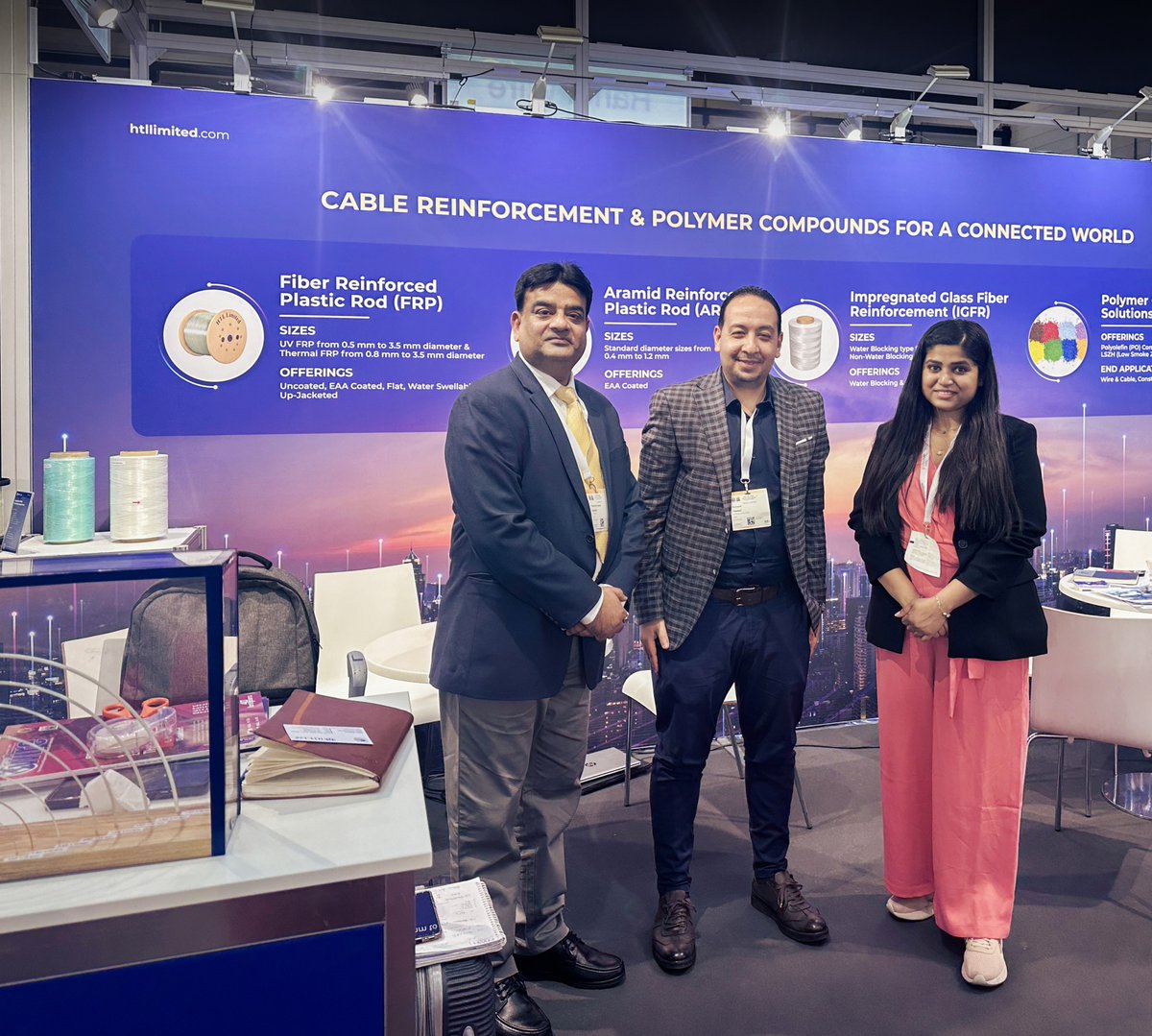 htl_limited's tweet photo. Presenting glimpses from another jam-packed day at
#WireDusseldorf. Have a look!
Experience HTL’s & HFCL’s innovative products first-hand at Booth G42-1 in Hall-15. Don’t miss it!
#HTLatWireDusseldorf #CableReinforcements #Polymers https://t.co/TQPVkHxoms